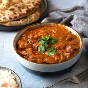 Butter chicken from the Theiven Cafe menu